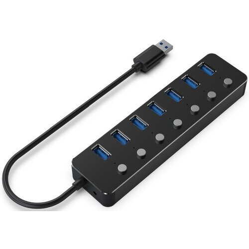Hub GEMBIRD UHB-U3P7P-01 USB 3.2 Gen. 1, Pasywny