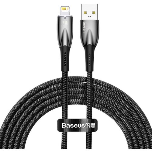 Kabel USB - Lightning BASEUS Glimmer 2 m Czarny