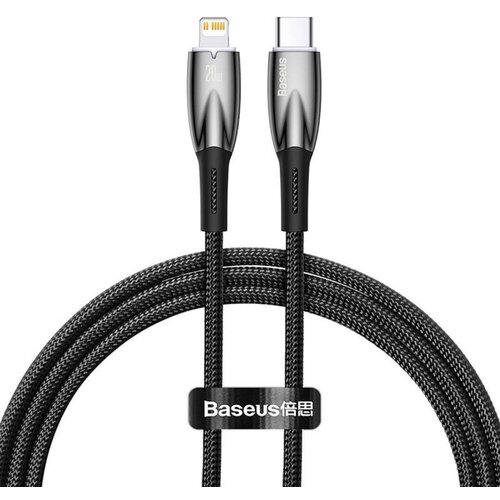 Kabel USB Typ C - Lightning BASEUS Glimmer 1 m Czarny