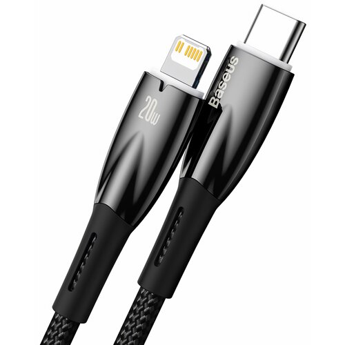 Kabel USB Typ C - Lightning BASEUS Glimmer 2 m Czarny