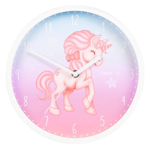 Zegar HAMA Magical Unicorn Różowy