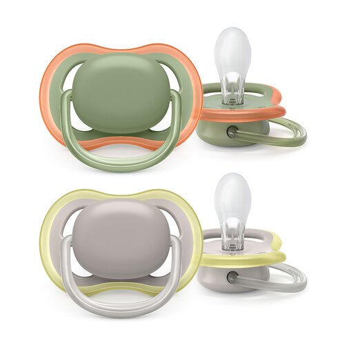 Smoczek PHILIPS Avent Ultra Air SCF085/20 6-18 m Wielokolorowy (2 sztuki)