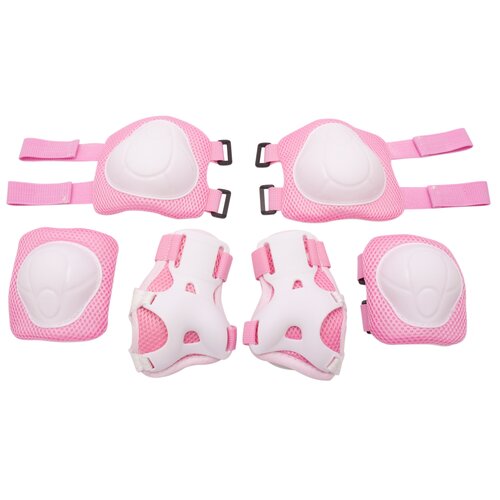 Ochraniacze SUN BABY Heart Bike dla Dzieci (rozmiar S) Różowy