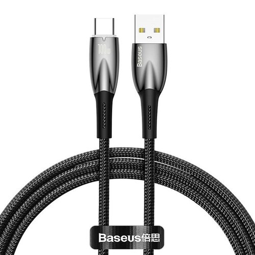 Kabel USB - USB-C BASEUS Glimmer 100W 1 m Czarny