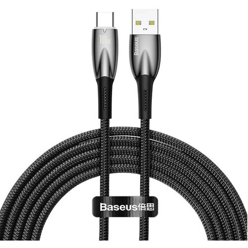 Kabel USB - USB-C BASEUS Glimmer 100W 2 m Czarny