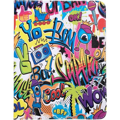 Etui na tablet GREENGO Graffiti Boy 9-10 cali Wielokolorowy