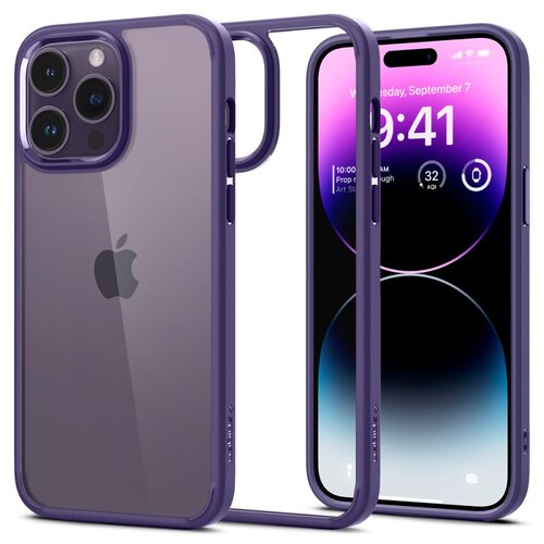 Etui SPIGEN Ultra Hybrid do Apple iPhone 14 Pro Fioletowy