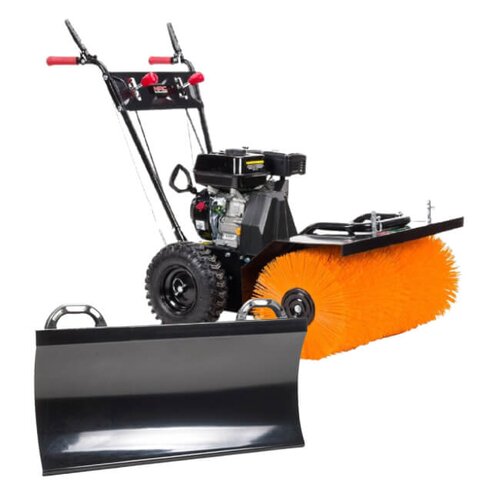 Zamiatarka spalinowa NAC SWP80-196L-KC + Pług NAC SWP-BLADE