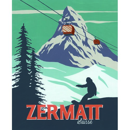 Malowanie po numerach RAVENSBURGER CreArt Zermatt Szwajcaria 23500