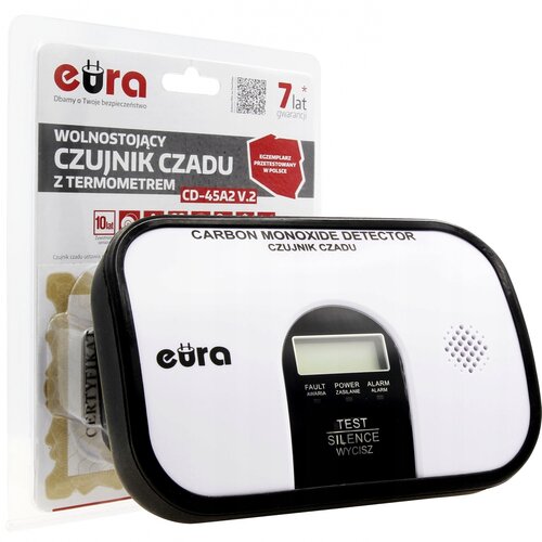 Czujnik tlenku węgla (czadu) EURA CD-45A2 v.5