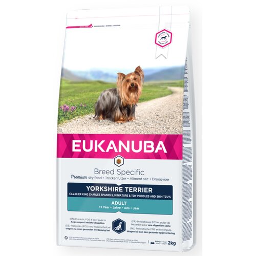 Karma dla psa EUKANUBA Breed Specific Yorkshire Terrier Kurczak 2 kg