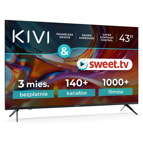 KIVI 43U750NB 43" LED 4K Android TV Telewizor - niskie ceny i opinie w ...