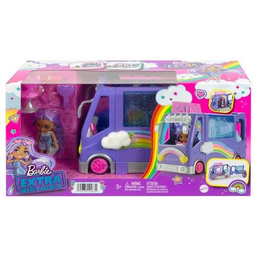 Lalka Barbie Extra Mini Minis Miniautobus koncertowy HKF84