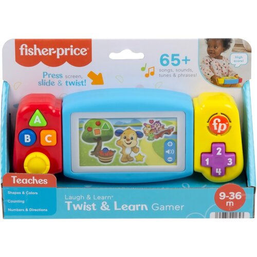 Zabawka interaktywna FISHER PRICE Ucz się i śmiej! Konsola ABC małego gracza HNN39