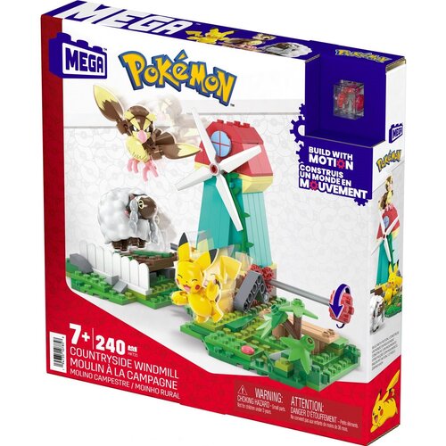 Klocki plastikowe MEGA Pokemon Wiejski wiatrak HKT21