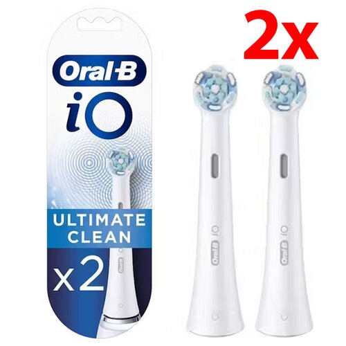 Oryginalna końcówka szczoteczki ORAL-B iO Ultimate Clean Biały (2 szt.) (Skuteczne czyszczenie)
