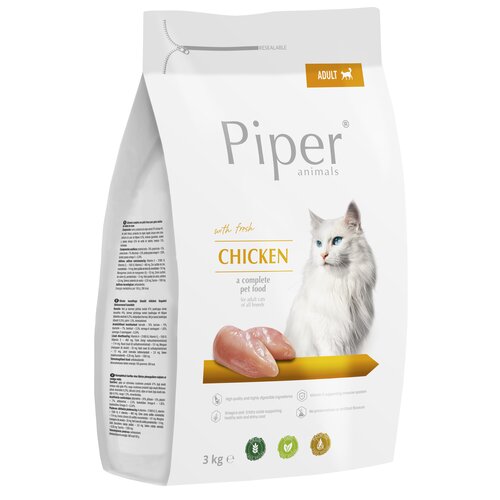 Karma dla kota PIPER Animals Kurczak 3 kg