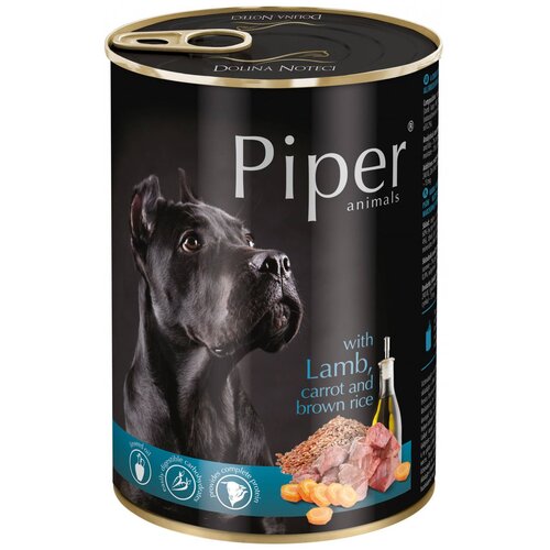 Karma dla psa PIPER Animals z jagnięciną, marchewką i brązowym ryżem 400 g