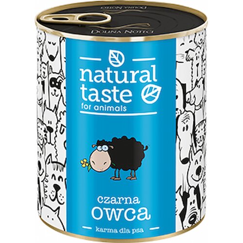 Karma dla psa NATURAL TASTE Czarna owca z jagnięciną 800 g