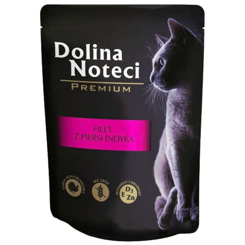 Karma dla kota DOLINA NOTECI Premium Filet z piersi indyka 85 g