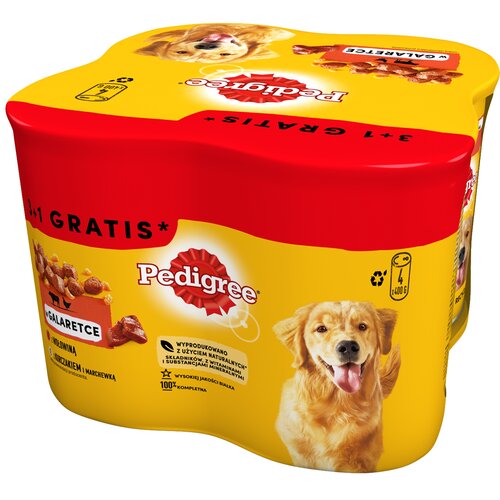 Karma dla psa PEDIGREE Mix smaków (4 x 400 g)