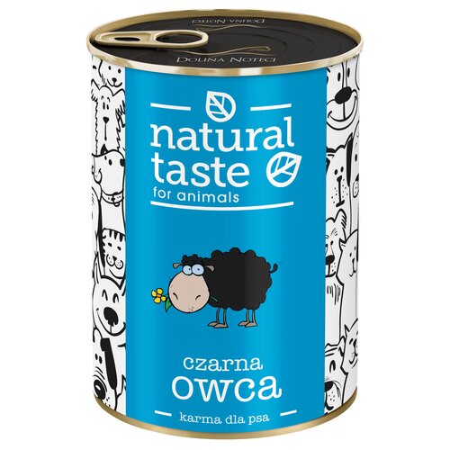 Karma dla psa NATURAL TASTE Czarna owca z jagnięciną 400 g