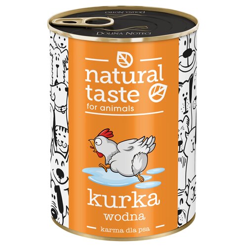 Karma dla psa NATURAL TASTE Kurka wodna z kurczakiem 400 g