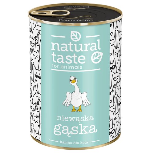 Karma dla kota NATURAL TASTE Niewąska Gąska 400 g