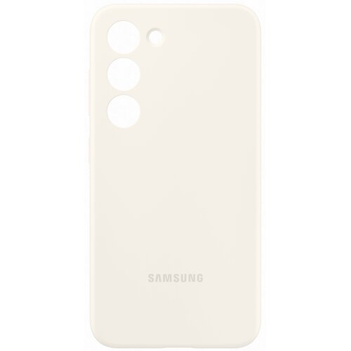 Etui SAMSUNG Silicone Cover do Galaxy S23+ EF-PS916TUEGWW Kremowy