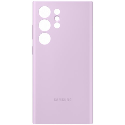 Etui SAMSUNG Silicone Cover do Galaxy S23 Ultra EF-PS918TVEGWW Lawendowy