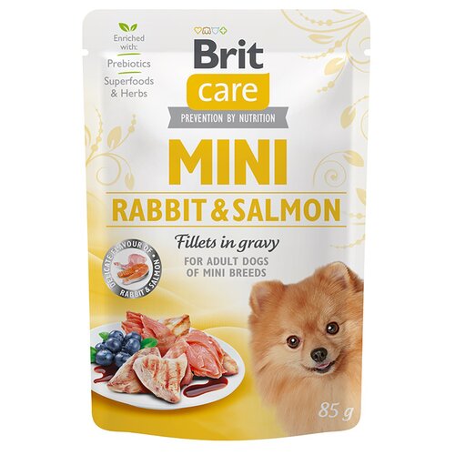 Karma dla psa BRIT Care Mini Królik z łososiem 85 g