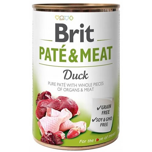 Karma dla psa BRIT Paté & Meat Kaczka 400 g