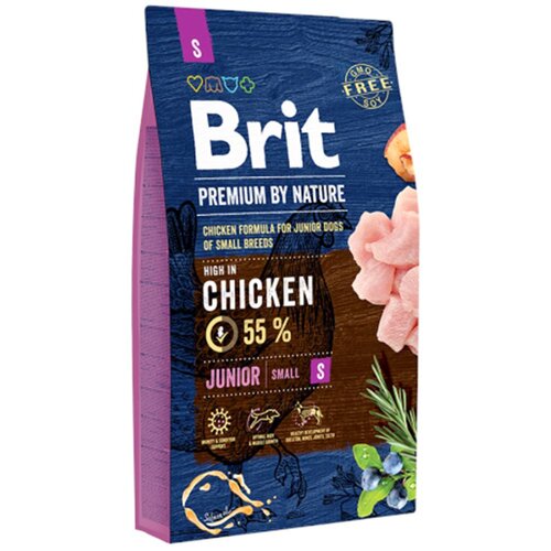 Karma dla psa BRIT Premium by Nature Junior Small Kurczak 1 kg