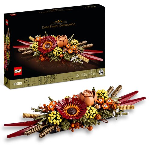 LEGO 10314 ICONS Stroik z suszonych kwiatów