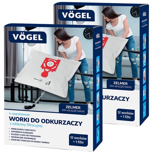 Worek do odkurzacza VÖGEL KM 49.4220 MAXI (24 sztuki)