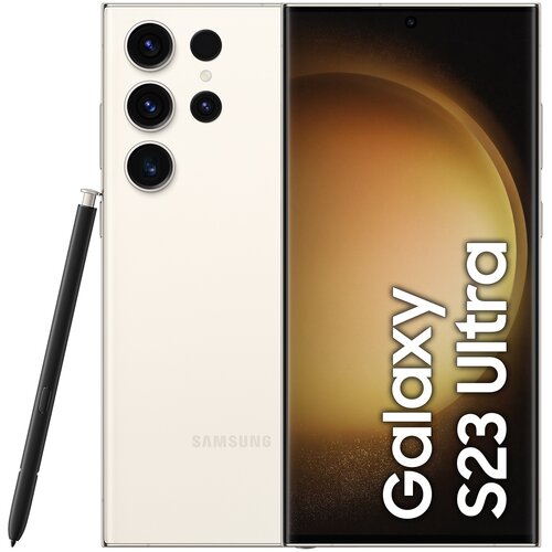 Smartfon SAMSUNG Galaxy S23 Ultra 12/1TB 5G 6.8" 120Hz Kremowy SM-S918
