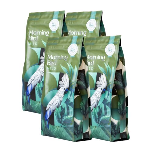 Kawa ziarnista MORNING BIRD Mild Arabica 4 x 1kg