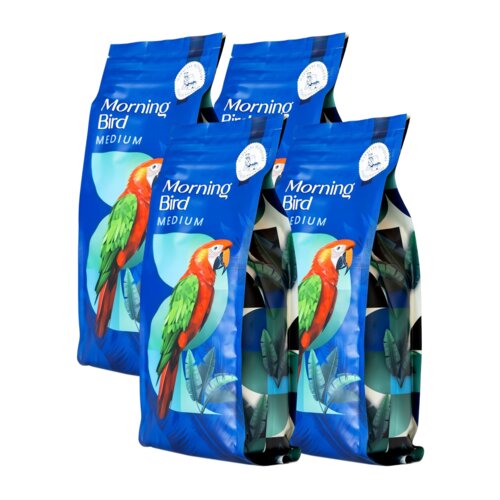 Kawa ziarnista MORNING BIRD Medium 4 x 1kg