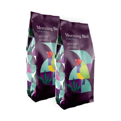 Kawa ziarnista MORNING BIRD Strong 2 x 1kg