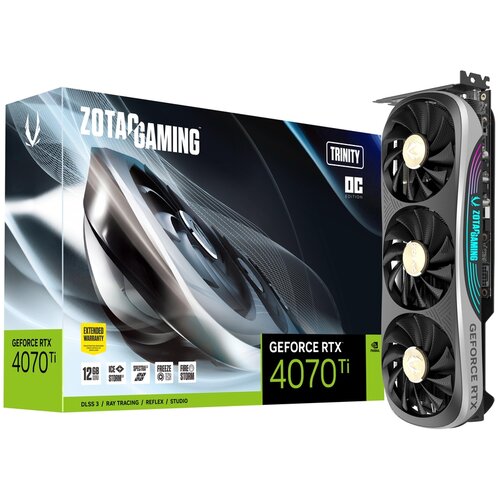 Karta graficzna ZOTAC GeForce RTX 4070 Ti Gaming Trinity OC 12GB DLSS 3