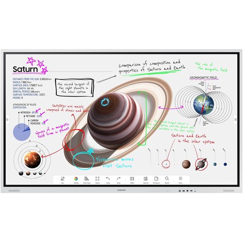 Monitor SAMSUNG Flip Pro LH85WMBWLGCXEN 85" 3840x2160px