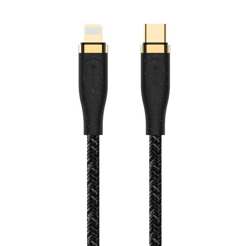 Kabel USB Typ-C - Lightning DEVIA Star 3A 1.5 m Czarny