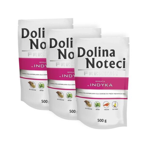 Karma dla psa DOLINA NOTECI Premium Indyk 3 x 500 g