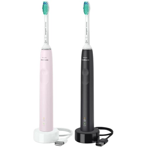 Szczoteczka soniczna PHILIPS Sonicare Series 3100 HX3675/15 (2 szt.)