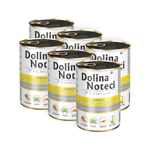 Karma dla psa DOLINA NOTECI Premium Kurczak 6 x 400 g