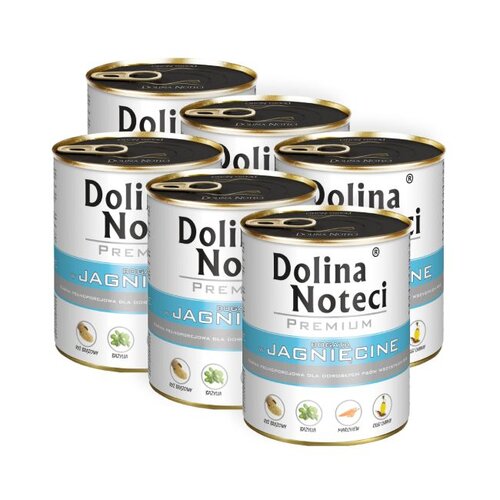 Karma dla psa DOLINA NOTECI Premium Jagnięcina 6 x 400 g