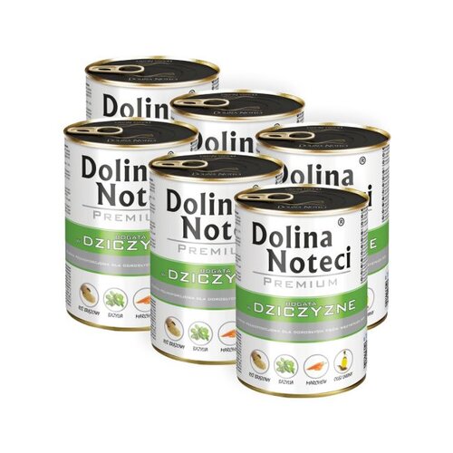 Karma dla psa DOLINA NOTECI Premium Dziczyzna 6 x 400 g