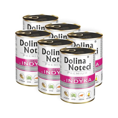 Karma dla psa DOLINA NOTECI Premium Indyk 6 x 400 g