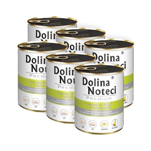 Karma dla psa DOLINA NOTECI Premium Gęś z ziemniakami 6 x 800 g
