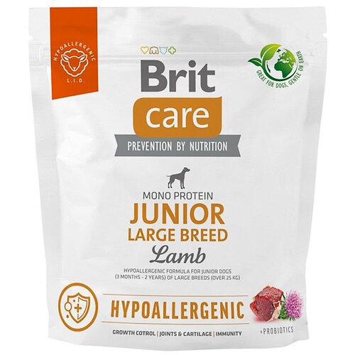 Karma dla psa BRIT Care Hypoallergenic Junior Jagnięcina z ryżem 1 kg